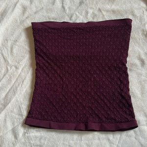 Free People Tube Top - Burgundy